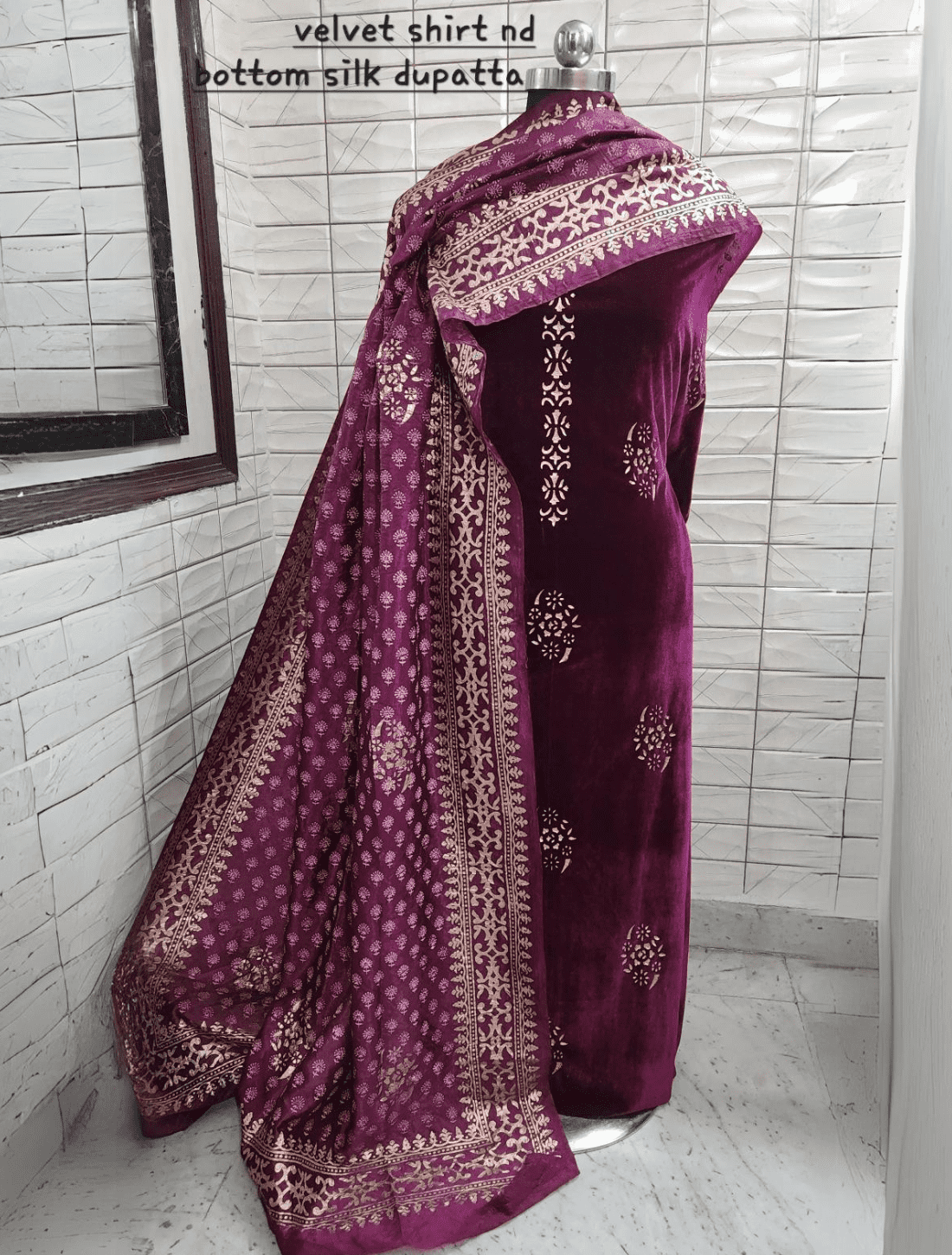 Luxurious Velvet Suit Set
