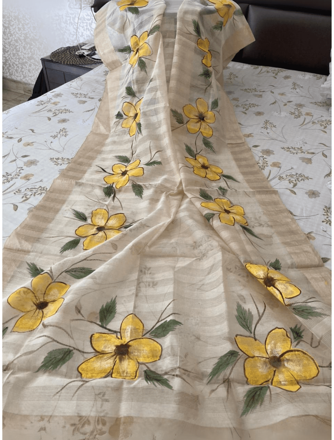 Vibrant Hand Painted Cotton Dupattas