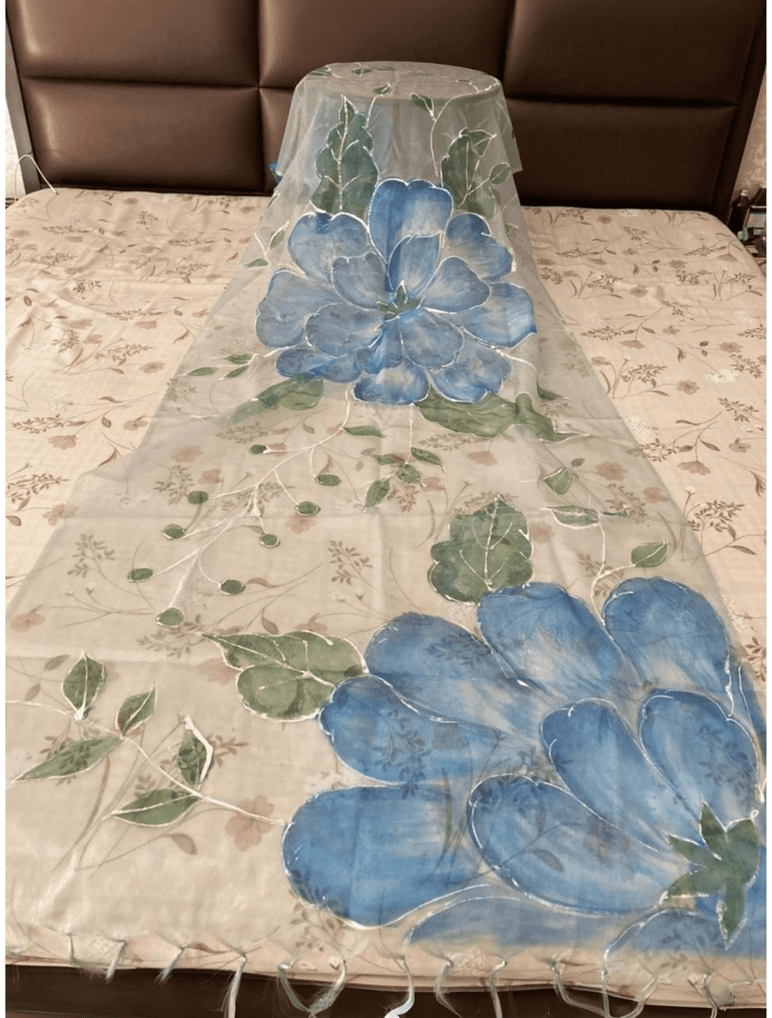 Unique Artistry: Hand Painted Cotton Dupattas