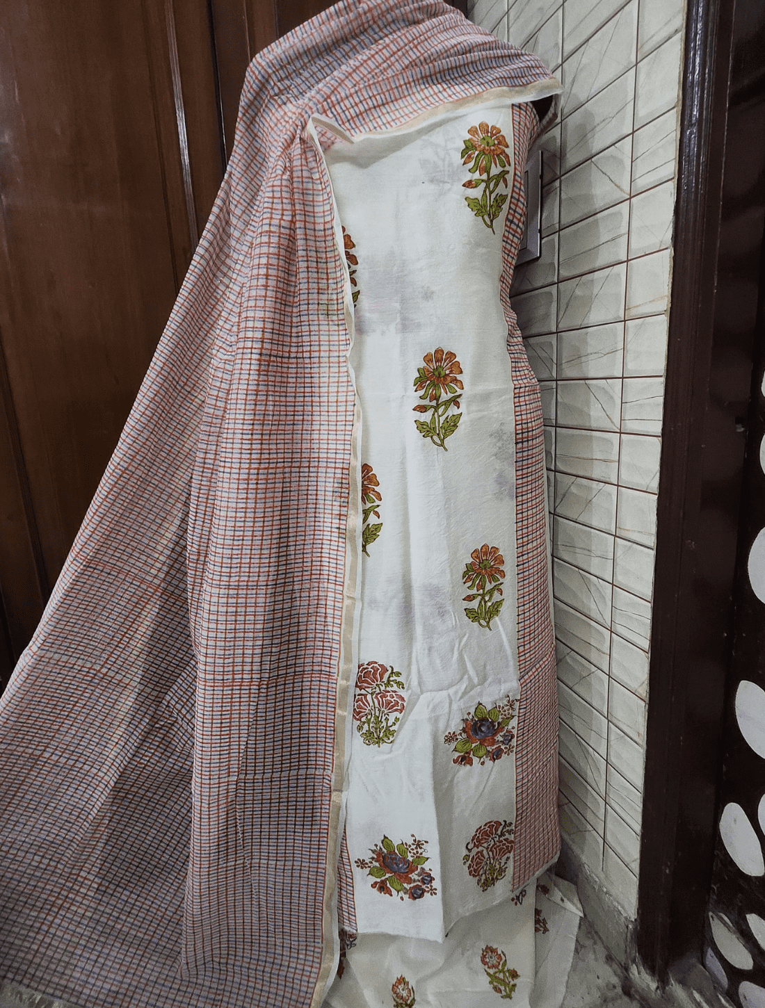 Premium Chanderi Kurta with Soft Cotton Bottom and Chanderi Dupatta